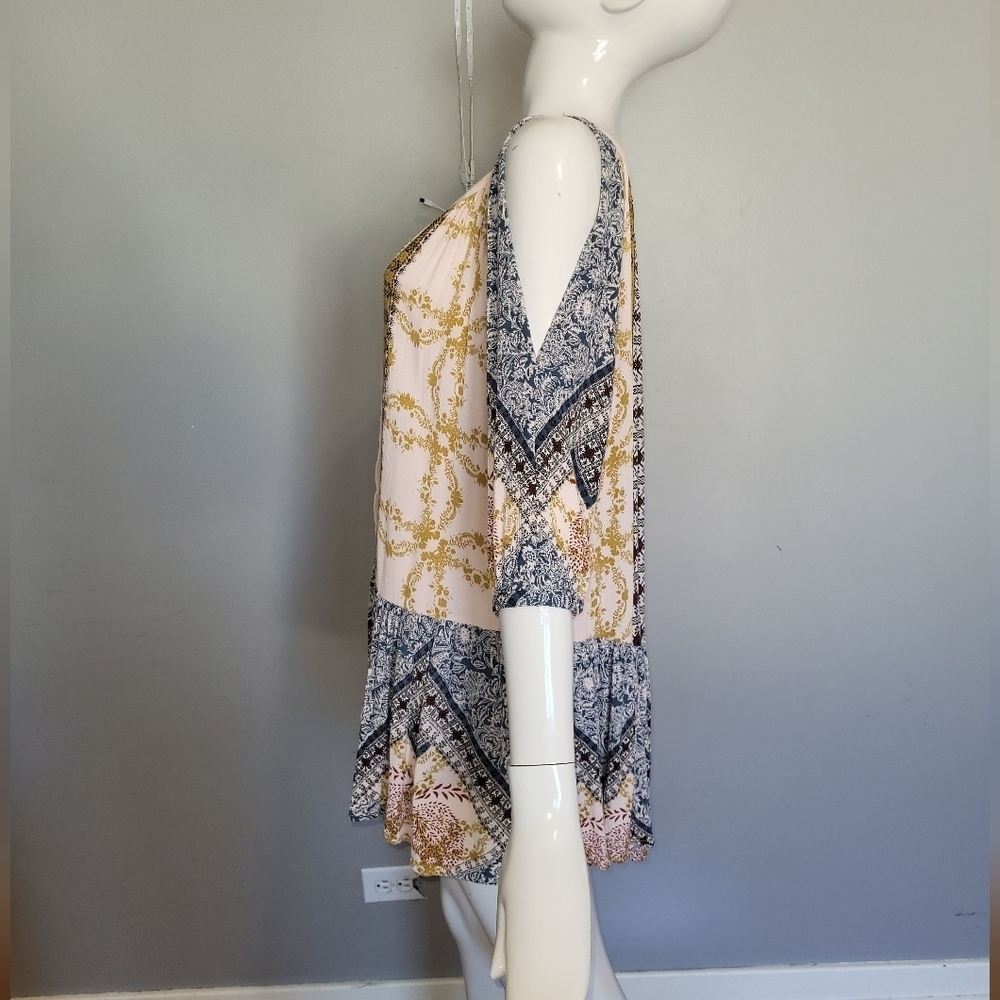 Free People Portobello Road Split Sleeve Dress, VGUC, Size S - Picture 5 of 10
